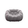 46.9'' Modern Bubble Floor Sofa,Single Chair For Living Room,Gray Gray Foam Fabric 1 Seat