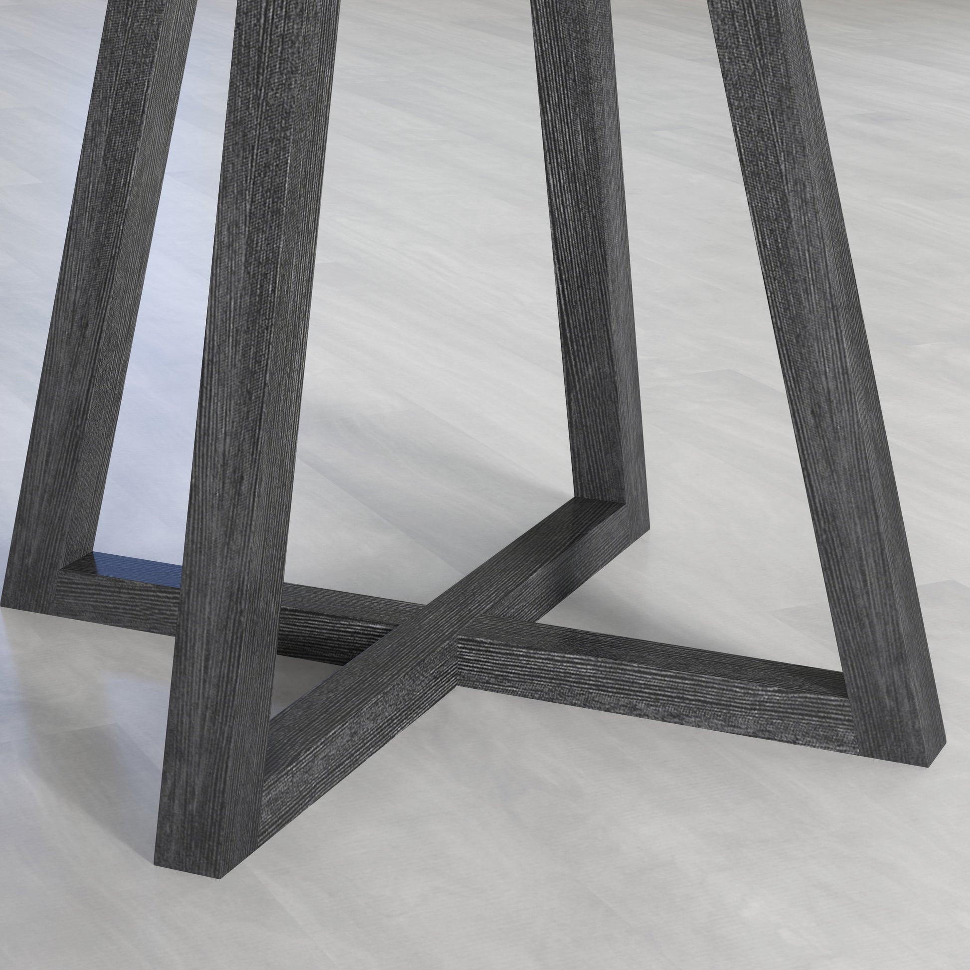 Five Piece Dining Room Set With Imitation Marble Table Top, Solid Wood Dining Table And 4 Chairs, Space Saving Kitchen And Dining Room Combination Furniture. Black White Solid Wood Mdf