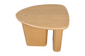 Tapered Tabletop Side Table Natural Wood Natural Wood Mdf