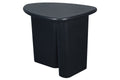 Tapered Tabletop Side Table Black Antique Black Mdf