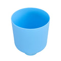 Light Blue Plastic Side Table Stylish And Versatile Plastic Round Side Table Lake Blue Plastic