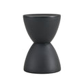 Black Prince Stool Side Table Used For Indoor And Outdoor Black Plastic