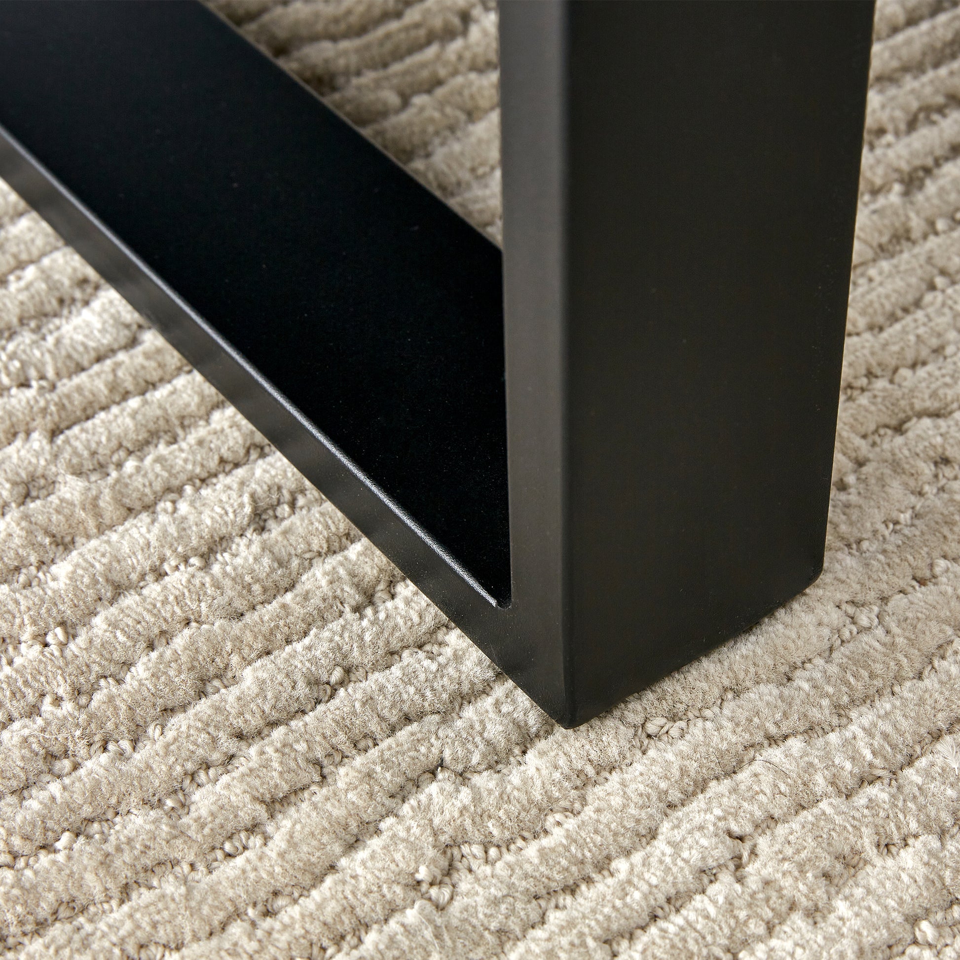 A Coffee Table Made Of Mdf Material. Equipped With Drawers Made Of Solid Wood Material. Can Store Things And Save Space. Paired With Black Metal Table Legs. Suitable For Living Room. Grey Mdf