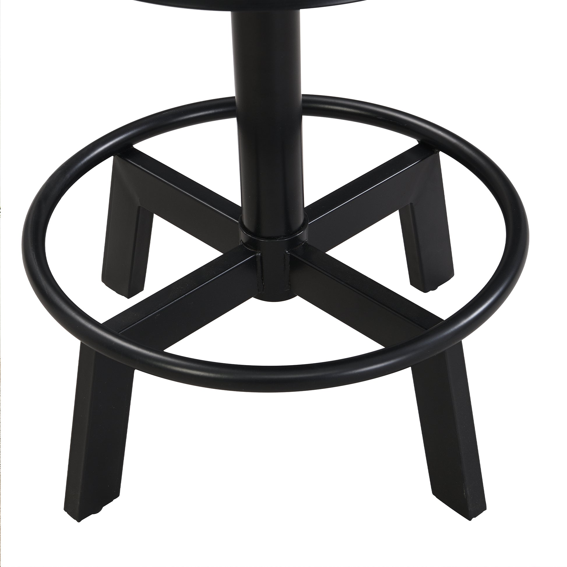 5 Piece Dining Table Set, 59" Wooden Sofa Side Table With Stabilizing Base, Rustic Brown Industrial Adjustable Height Chairs, Modern Bar Table And Chairs For Living Room, Dining Room, And Space Saving Metal Espresso Wood Classic Rectangular Solid Wood