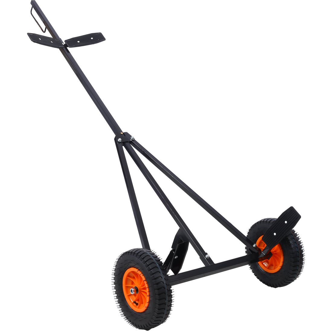 Boat Trailer Dolly, 420Lbs Load Capacity, Carbon Steel Trailer Mover With 96'' 116'' Adjustable Length, For Moving Kayak Motorboat Fishing Boat 420Lbs Black Steel