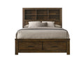 Merrilee Ii Queen Bed, Oak Finish Bd02077Q Queen Oak Wood