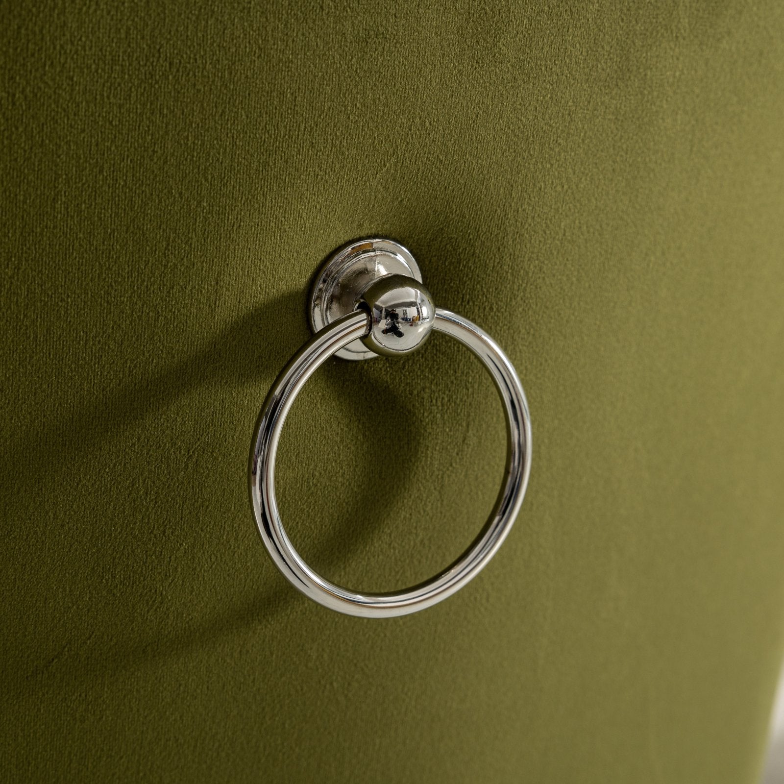 Nikki Collection Modern, High End Tufted Solid Wood Contemporary Velvet Upholstered Dining Chair With Chrome Stainless Steel Plating Legs,Nailhead Trim,Set Of 2,Olive Green And Chrome, Sw1701Ol Olive Green Dining Room American Design Rubberwood Foam