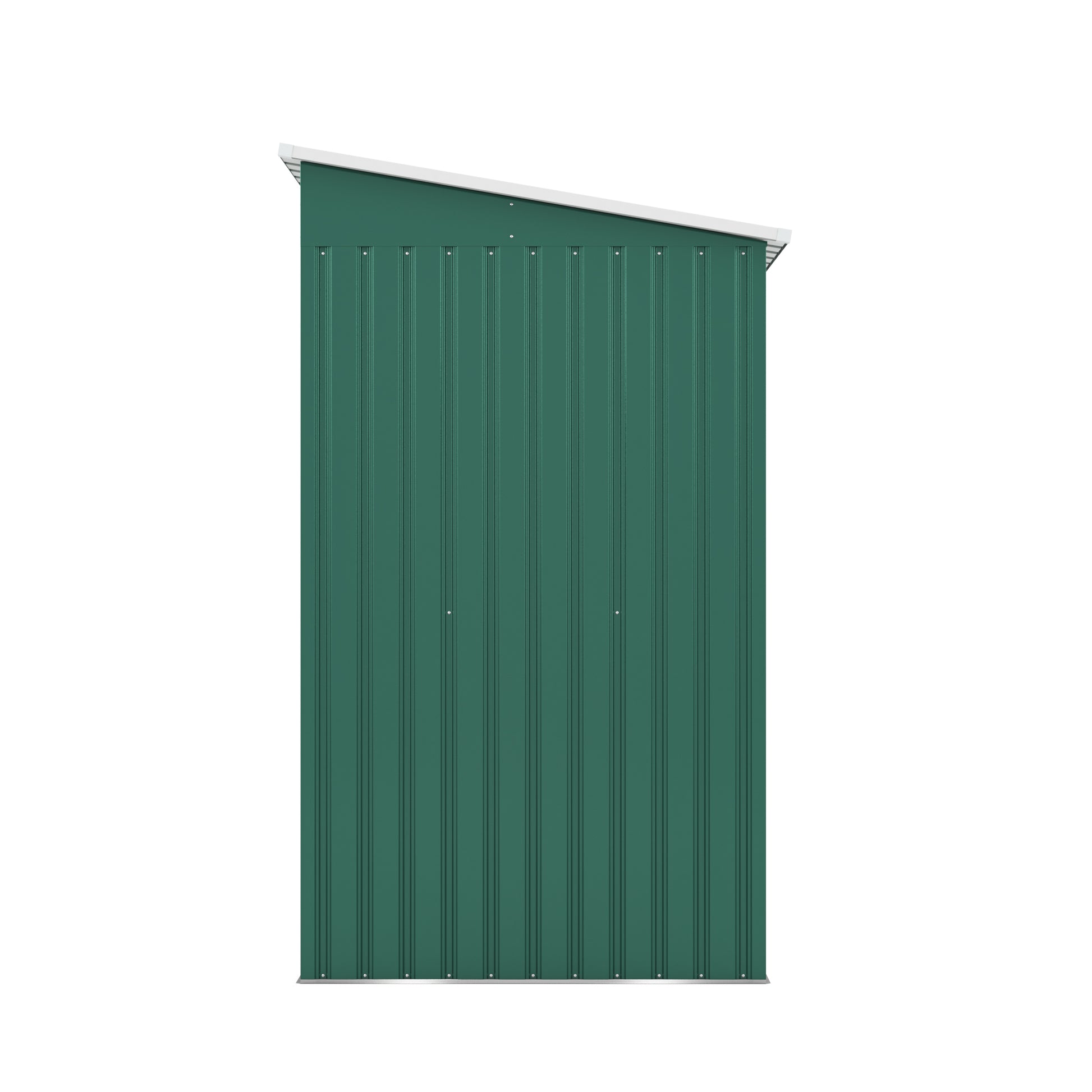 4.2 X 9.1 Ft Outdoor Storage Shed, Metal Tool Shed With Lockable Doors Vents, Utility Garden Shed For Patio Lawn Backyard, Green Green Metal