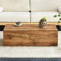 Modern Mdf Coffee Table With Wood Texture Pattern 39.37X23.62X11.81 Inches Stylish And Durable Design Wood Mdf