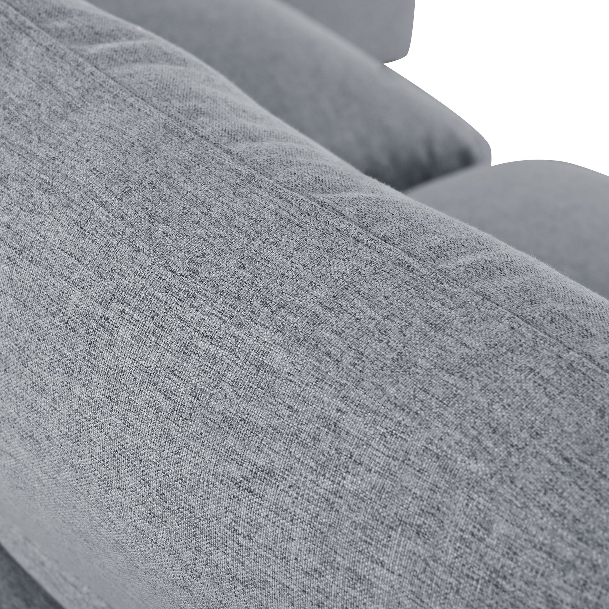 Modern Large U Shape Sectional Sofa, 2 Large Chaise With Removable Ottomans For Living Room Grey Polyester Primary Living Space Pillow Back American Design Polyester 6 Seat