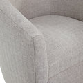 Lainey Sea Oat Swivel Barrel Chair Beige Modern,Transitional Foam Polyester