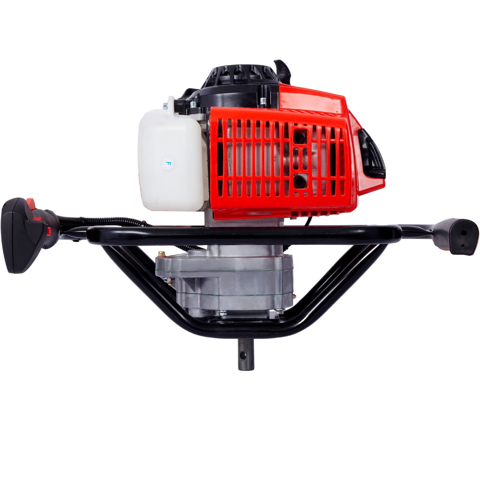 2.7Hp Post Hole Digger 63Cc Gas Powered 2 Stroke Auger Digging Drill Shaft Size 3 4" ,Epa Certificated With L6" L10" L12" Drill Bits Ext Rod Kits Black Steel