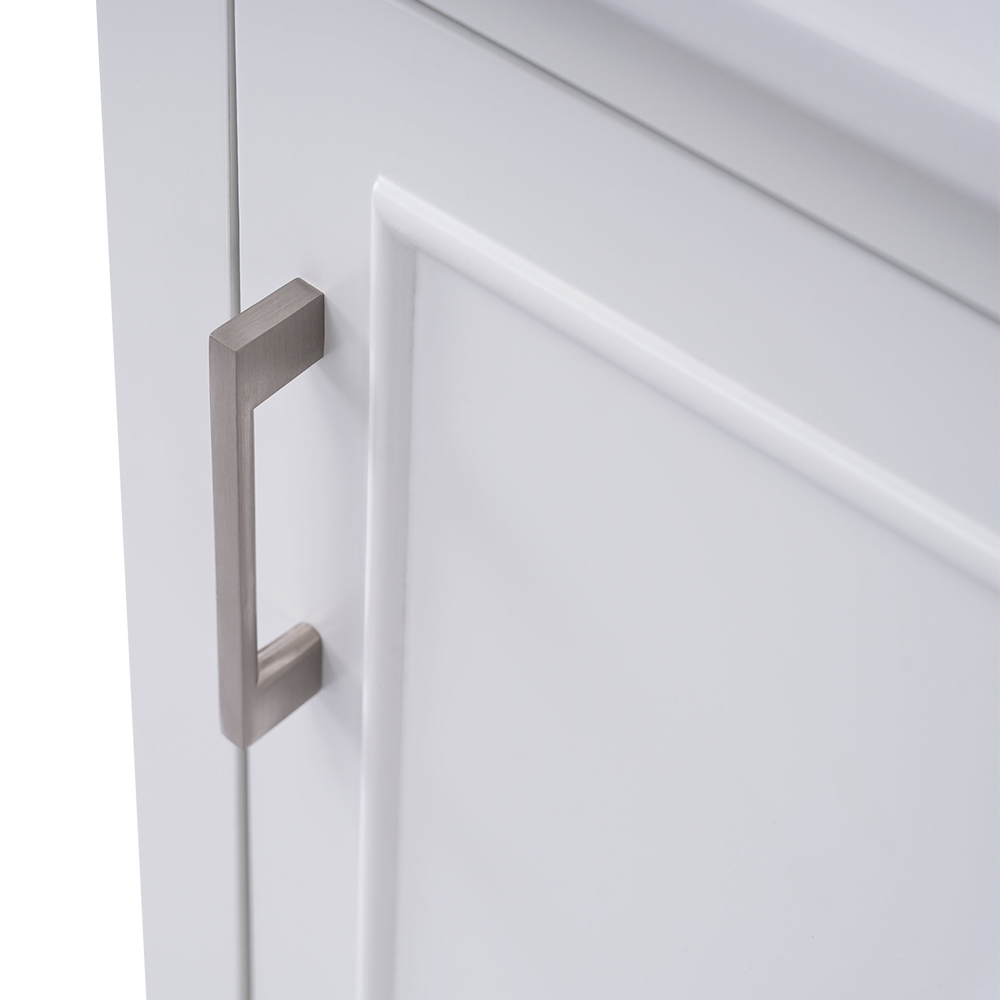 Viedo 20 Inch Modern Small Bathroom Vanity Cabinet With Ceramic Basin 20*15.5*33.3 Inches,Ample Storage,1 Soft Close Door White Solid Wood Mdf