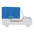 Twin Size Car Shaped Bed With Tents,White White Plywood