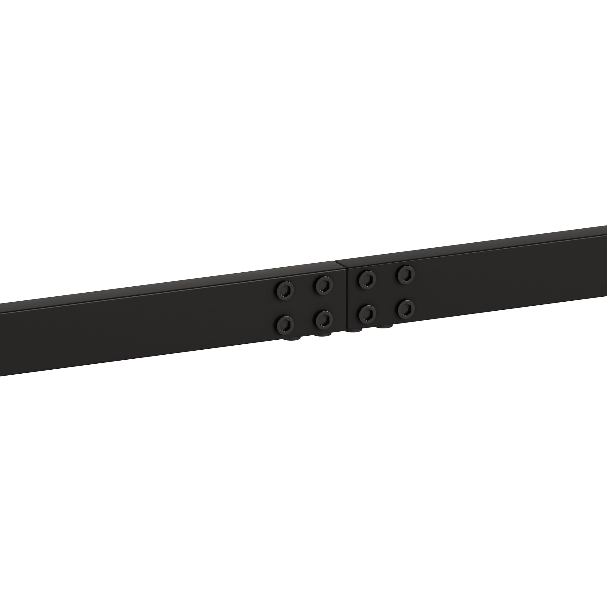 Modern Design Kitchen Dining Table, Pub Table, Long Dining Table Set With 3 Stools, Convenient Hanging Stool Design, Natural Black Natural Black Desk And Chair Set Mdf Metal