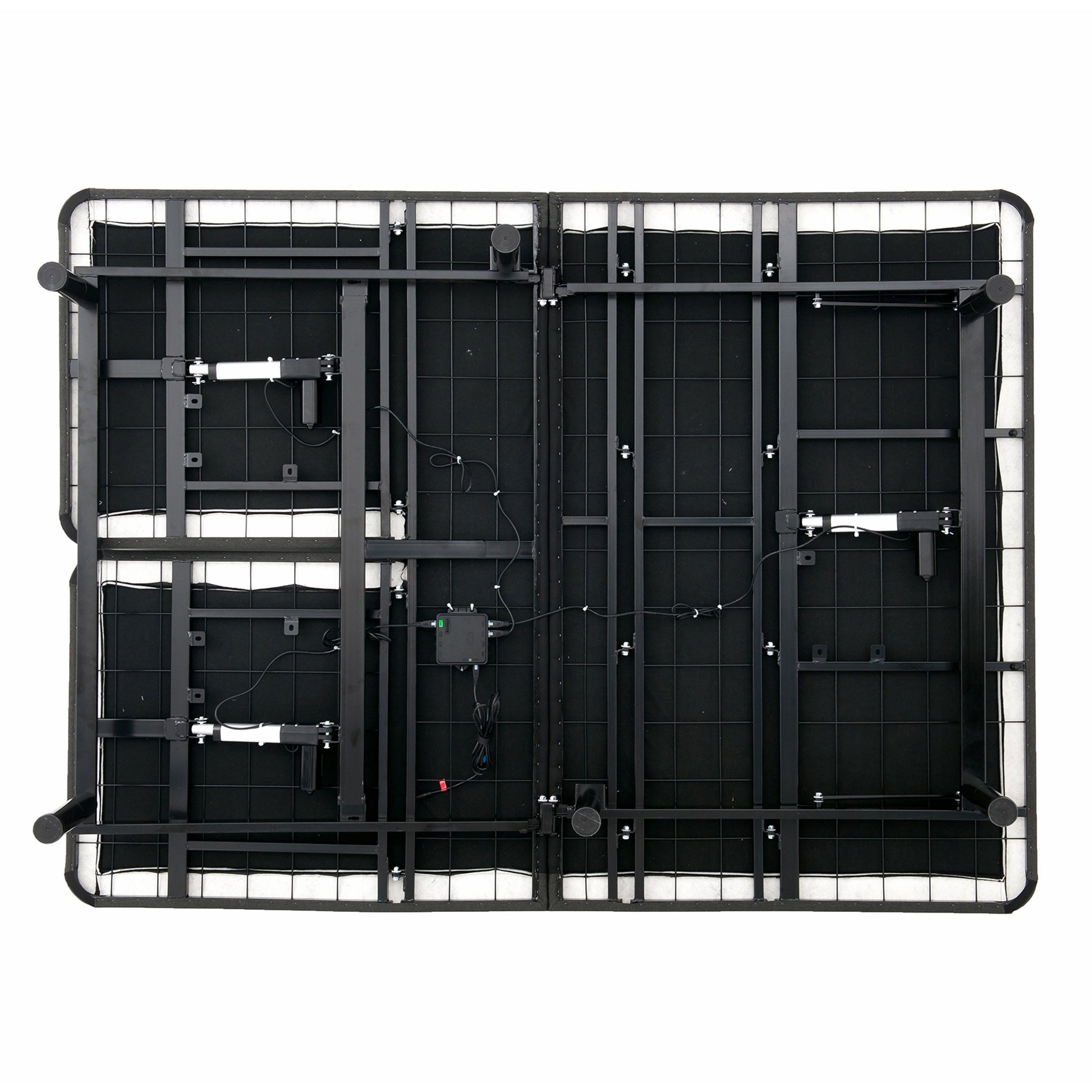 11 Inch Reflex Head Memory Foam Mattress And Adjustable Base Bundle, Queen Size Queen Grey Foam Foam