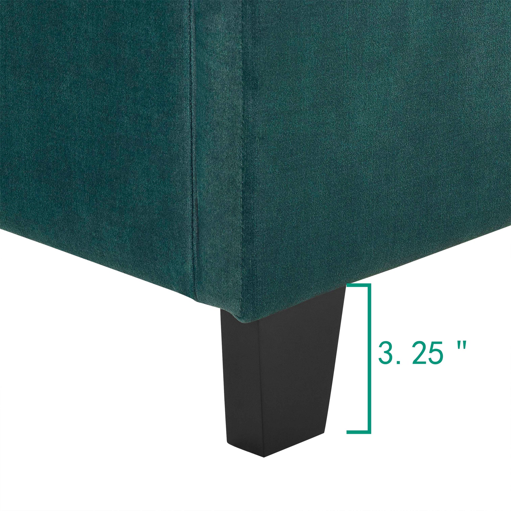 Queen Size Green Velvet Tufted Upholstered Platform Bed Box Spring Required Queen Green Wood Bedroom Contemporary,Modern,Transitional Bed Frame Foam Velvet Polyester