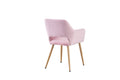 Pink Faux Fur Vanity Chair, Cute Vanity Chair For Girls Women Modern Upholstered Faux Fur Armchair With Metal Legs For Makeup Bedroom Living Room Pink Beige Brown Fabric