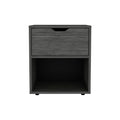 Nightstand Altheimer, Bedroom, Light Gray Light Gray Particle Board Engineered Wood