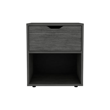 Nightstand Altheimer, Bedroom, Light Gray Light Gray Particle Board Engineered Wood
