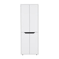 Multistorage Kitchen Pantry Hepler, Kitchen, White Black White Black Particle Board Engineered Wood