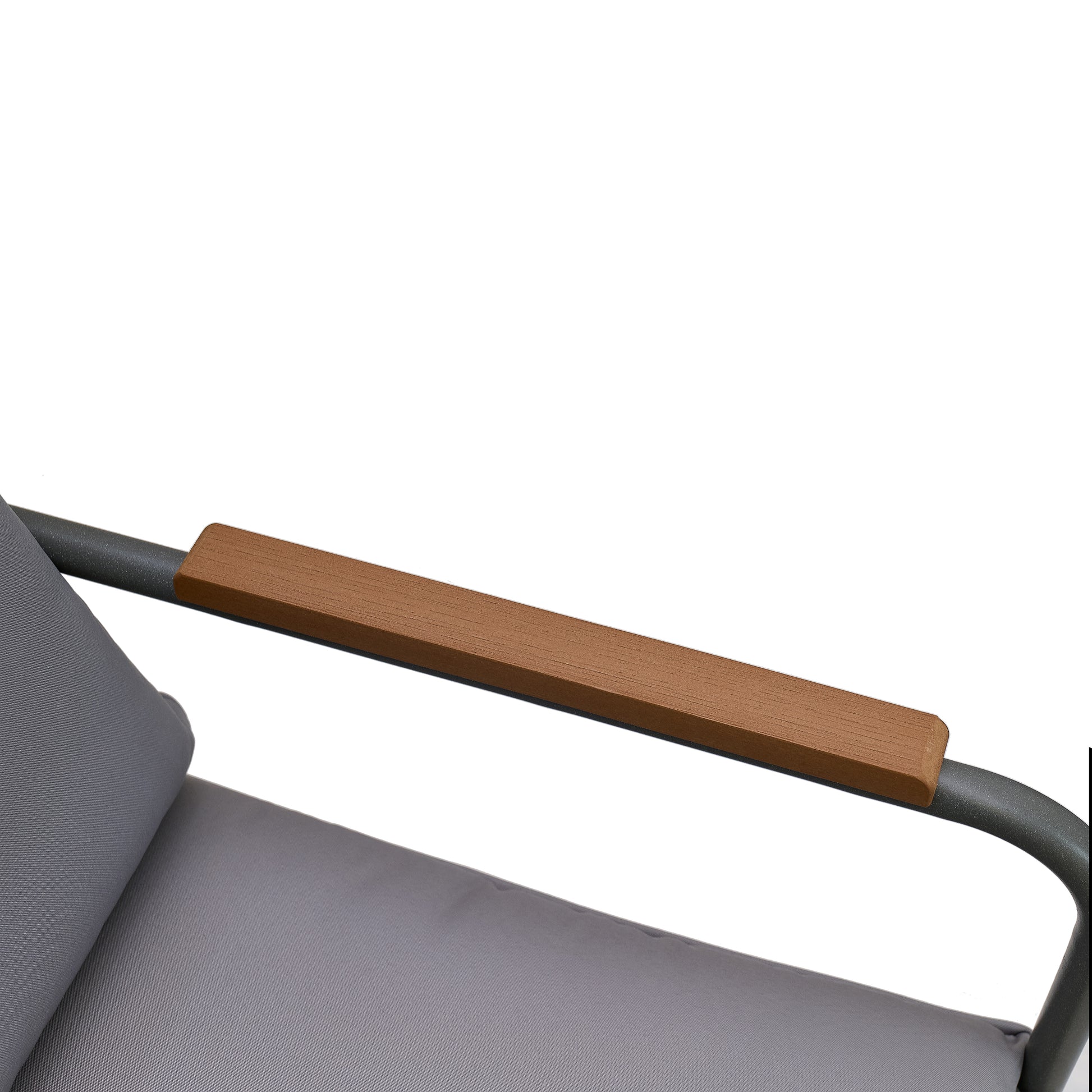 4 Piece Outdoor Patio Furniture Sets, Patio Conversation Set With Removable Seating Cushion, Courtyard Patio Set For Home, Yard, Poolside Grey Gray Aluminum