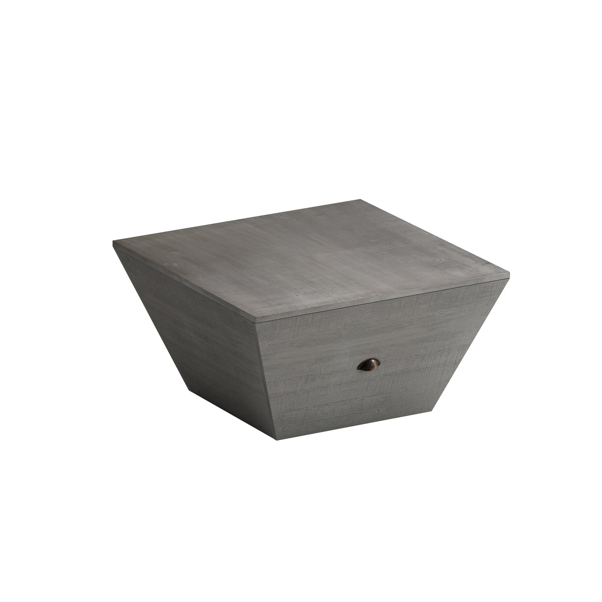 33.46" Exquisite Ladder Shaped Coffee Table For Office, Dining Room And Living Room,Gray Gray Mdf