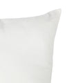 Contemporary Style Pillow With Coral Embroidery, Red And White. White Polyester