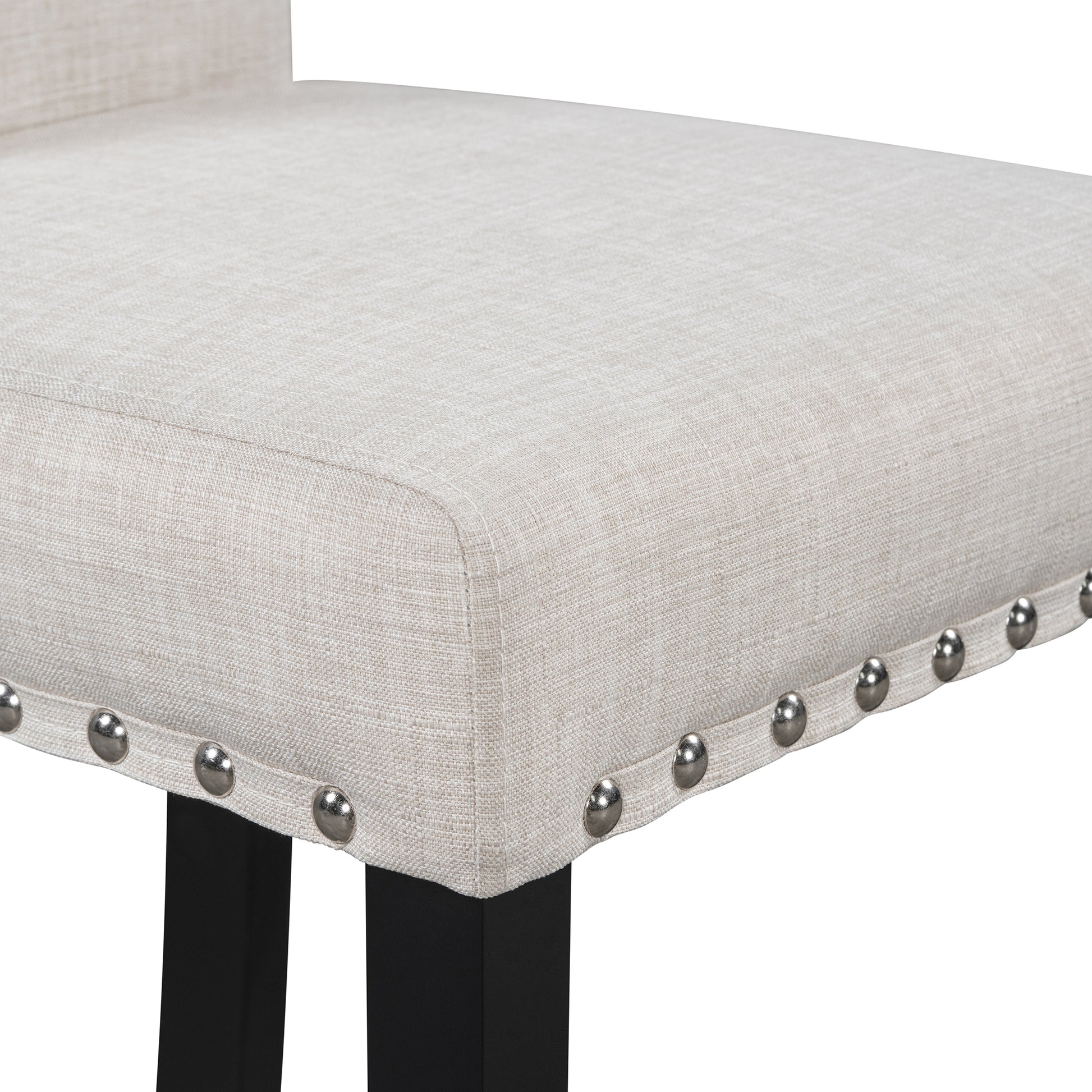 Five Piece Dining Set With Imitation Marble Tabletop, Restaurant Combination Set, Solid Wood Dining Table And 4 Chairs, Space Saving Combination Furniture For Kitchen And Dining Room. Black White Solid Wood Mdf