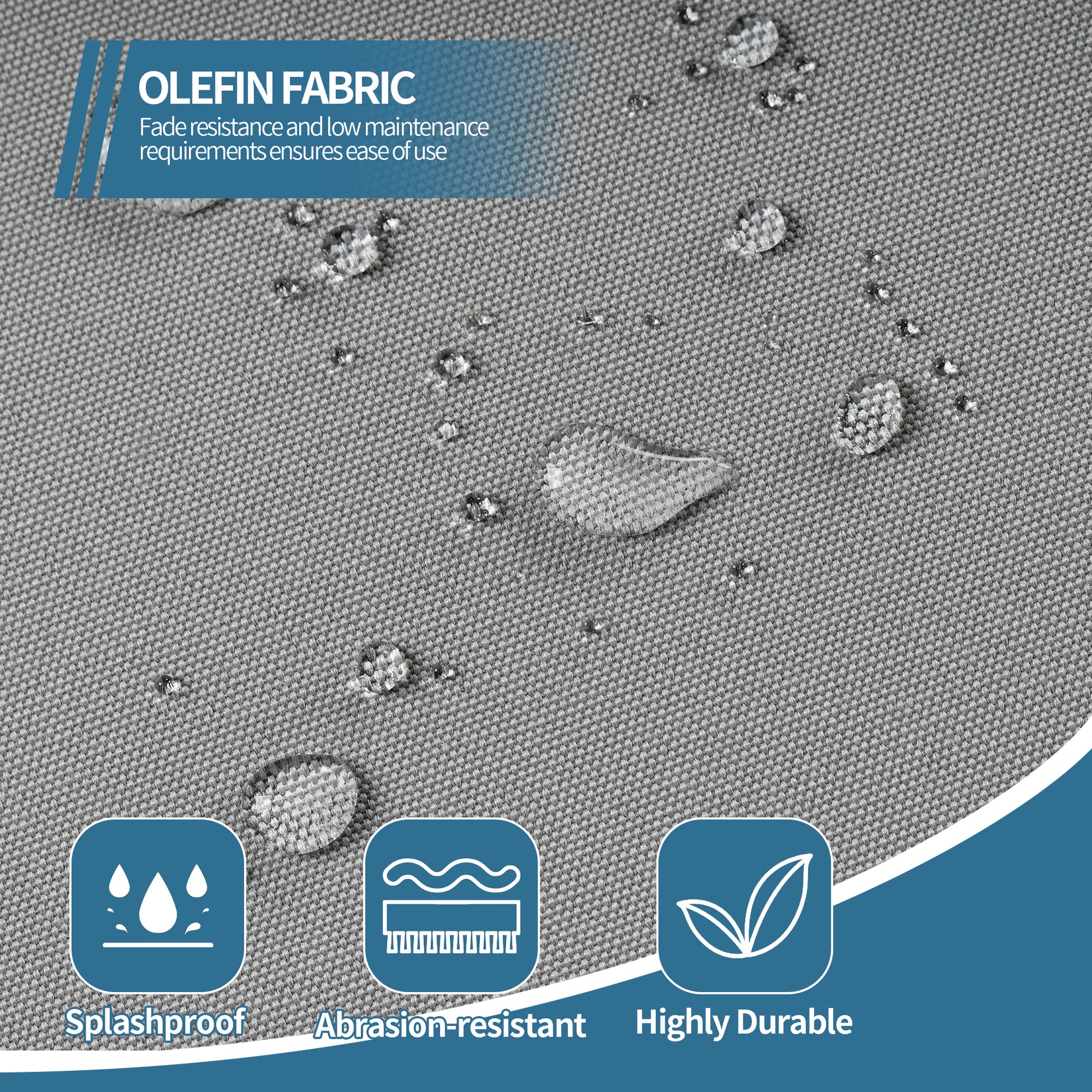 Full Aluminum Woven Rattan Double Sofa Coffee Table Yes Complete Patio Set Khaki Mildew Resistant Frame Fade Resistant Cushion Garden & Outdoor Modern Complete Patio Sets Aluminum Aluminum