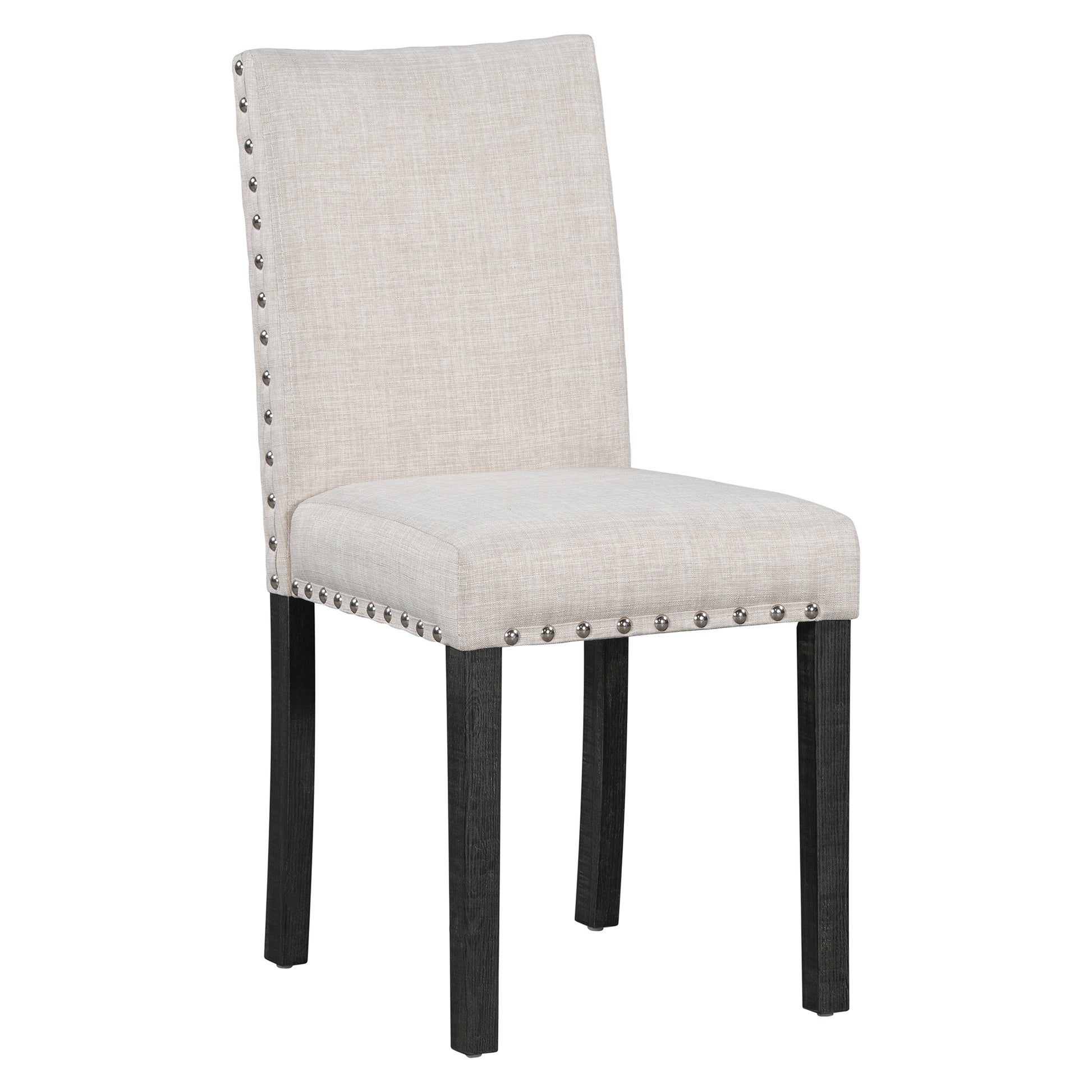 Five Piece Dining Room Set With Imitation Marble Table Top, Solid Wood Dining Table And 4 Chairs, Space Saving Kitchen And Dining Room Combination Furniture. Black White Solid Wood Mdf