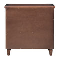 3 Drawer Nightstand Storage Wood Cabinet Brown 3 Drawers Mdf