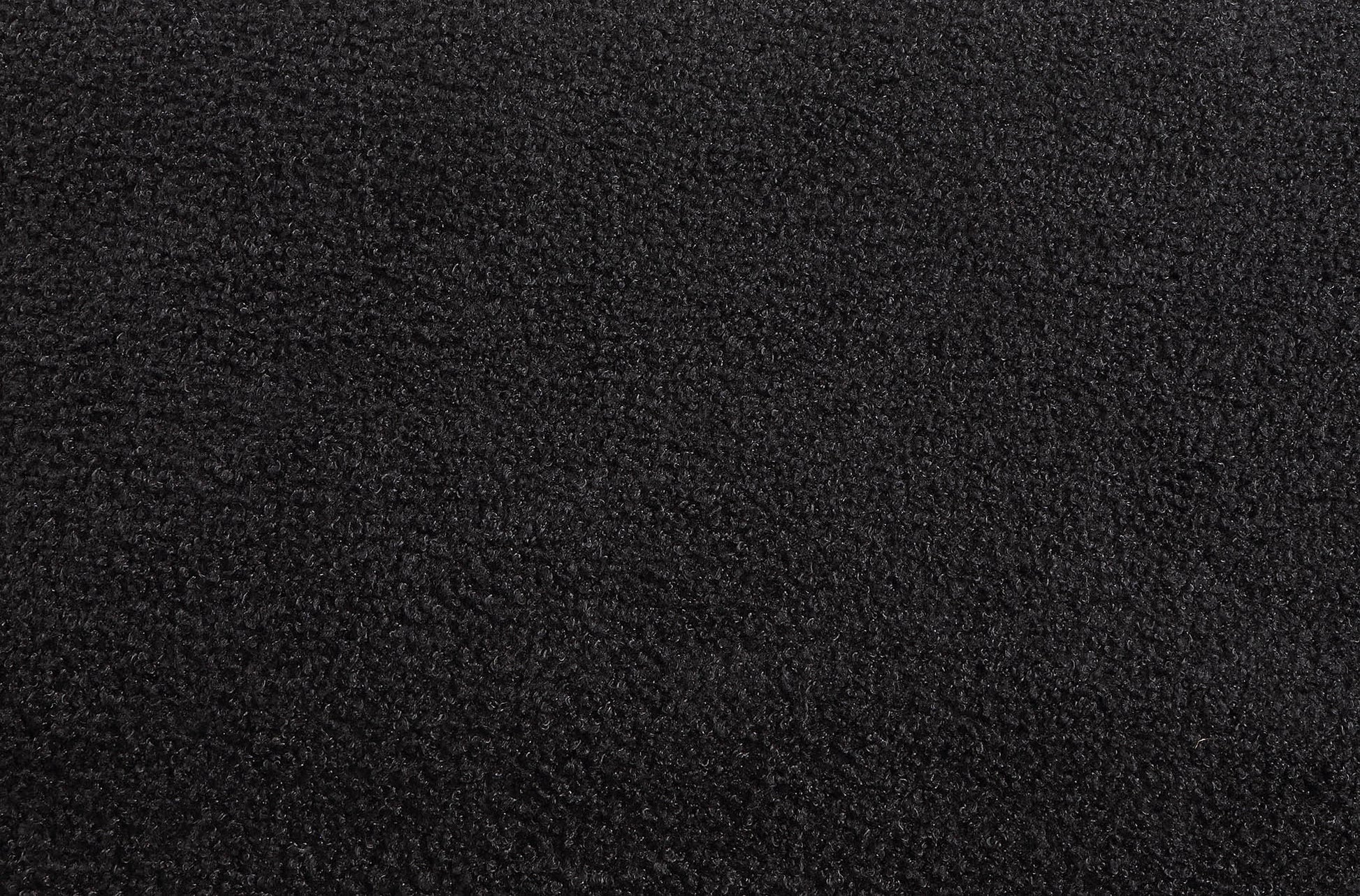 Veronica 95" Black Teddy Fleece Reversible Sleeper Sectional Sofa With Storage Chaise Black Teddy