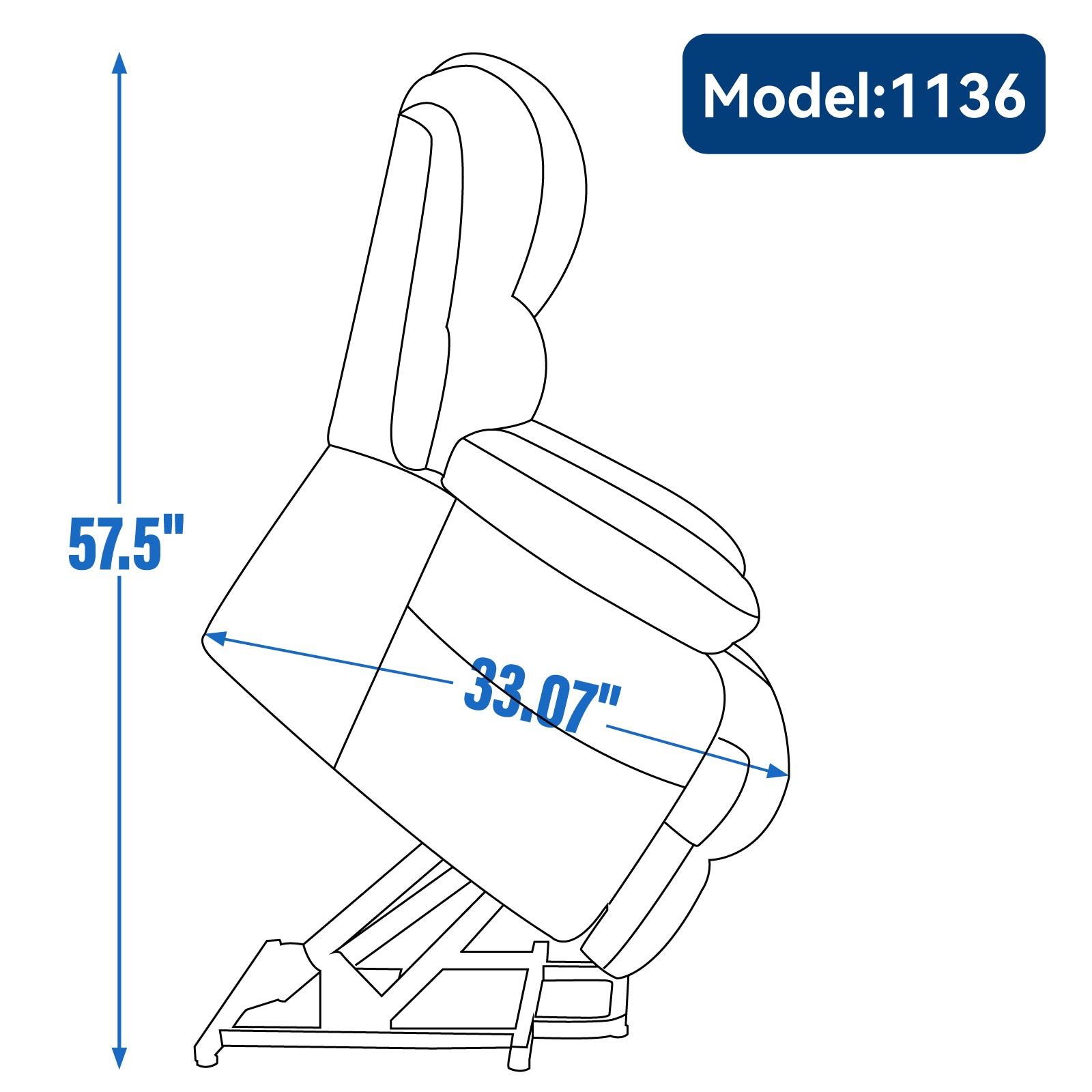23" Seat Width And High Back Large Size Beige Chenille Power Lift Recliner Chair With 8 Point Vibration Massage And Lumbar Heating Beige Power Push Button Medium Firm Pillow Back Heavy Duty Pillow