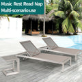 All Aluminum Outdoor Coffee Table No Complete Patio Set Silver Mildew Resistant Frame Mildew Resistant Cushion Garden & Outdoor Modern Complete Patio Sets Aluminum Aluminum