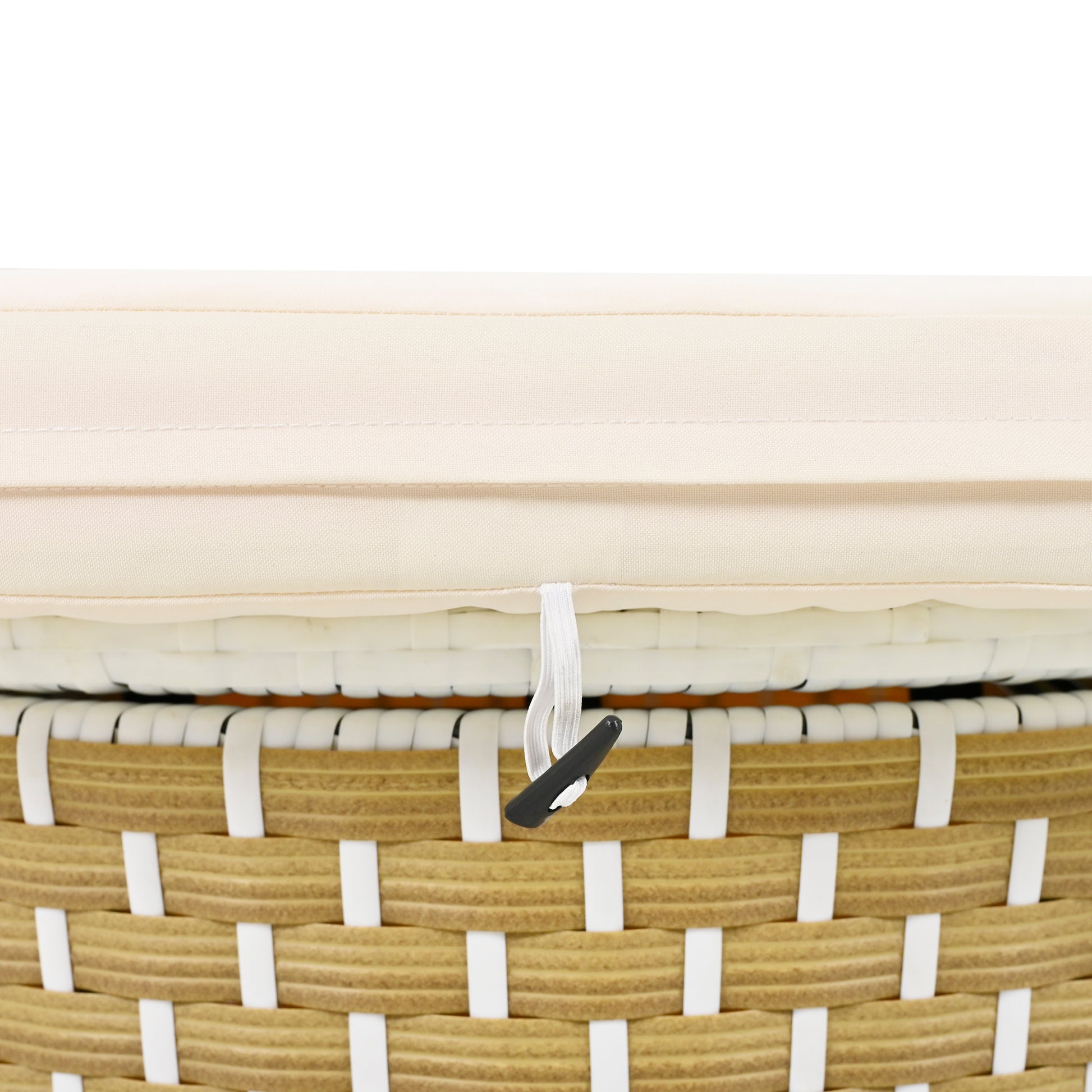 Patio Furniture Round Outdoor Sectional Sofa Set Rattan Daybed Two Tone Weave Sunbed With Retractable Canopy, Separate Seating And Removable Cushion, Beige Yes Sectional Beige Weather Resistant Frame Water Resistant Cushion Garden & Outdoor Luxury