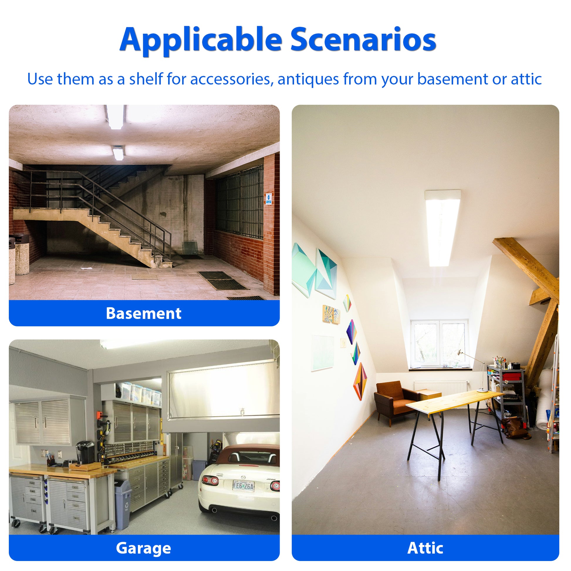 4X8Ft Overhead Garage Storage Rack,Adjustable Garage Storage Organization Systerm,Heavy Duty Metal Garage Ceiling Storage Racks,660Lbs Weight Capacity,Black Black Iron