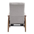 Coolmore Wood Frame Armchair, Modern Accent Chair Lounge Chair For Living Room Light Gray Linen