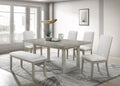1Pc Contemporary Transitional Style Dining Rectangular 18