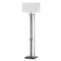 Luxurious Water Dancing Light Floor Lamp 1Pc Satin Nickel Finish Metal Sparkling Decorative Designer Lamp Living Room Lamp Nickel Table&Floor Lamps Luxury,Modern,Ultra Modern Metal
