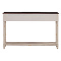 Console Table Sofa Table With Drawers For Entryway With Projecting Drawers And Long Shelf Beige, Old Sku: Wf189574Aad Beige Solid Wood Mdf