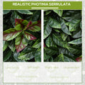 Outsunny Grass Wall Panels, 20