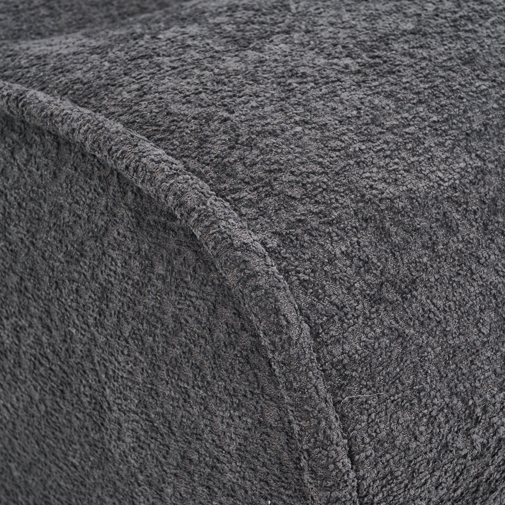 Soft Pellet Velvet Recliner Comfortable Lounge Chair With Waist Pack Padding, Modern Design, Ideal For Living Room, Bedroom Or Office Dark Gray Dark Gray Fabric 1 Seat