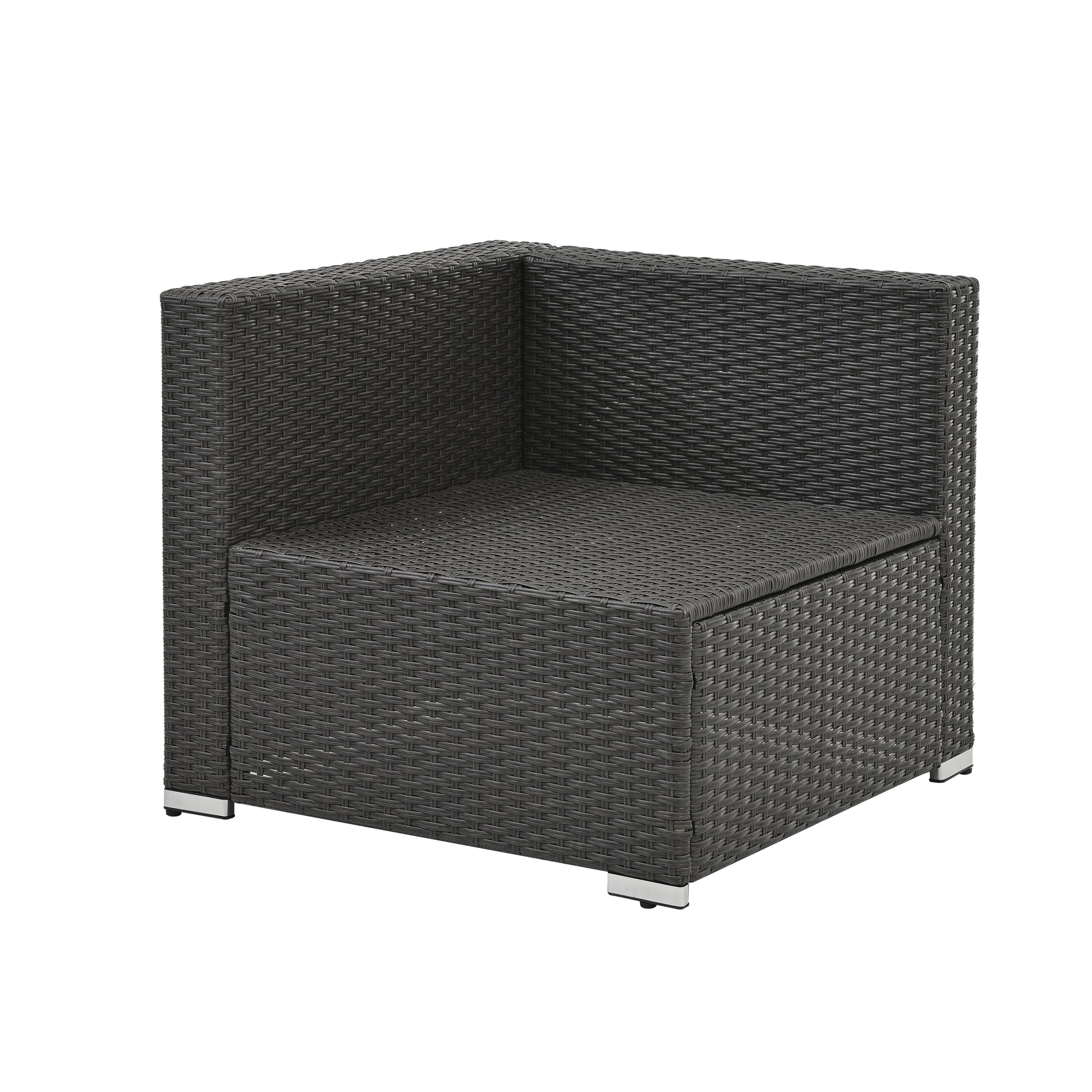 Patio Furniture Sets Yes Dark Gray Seats 6 Pe Rattan Iron Waterproof Fabric