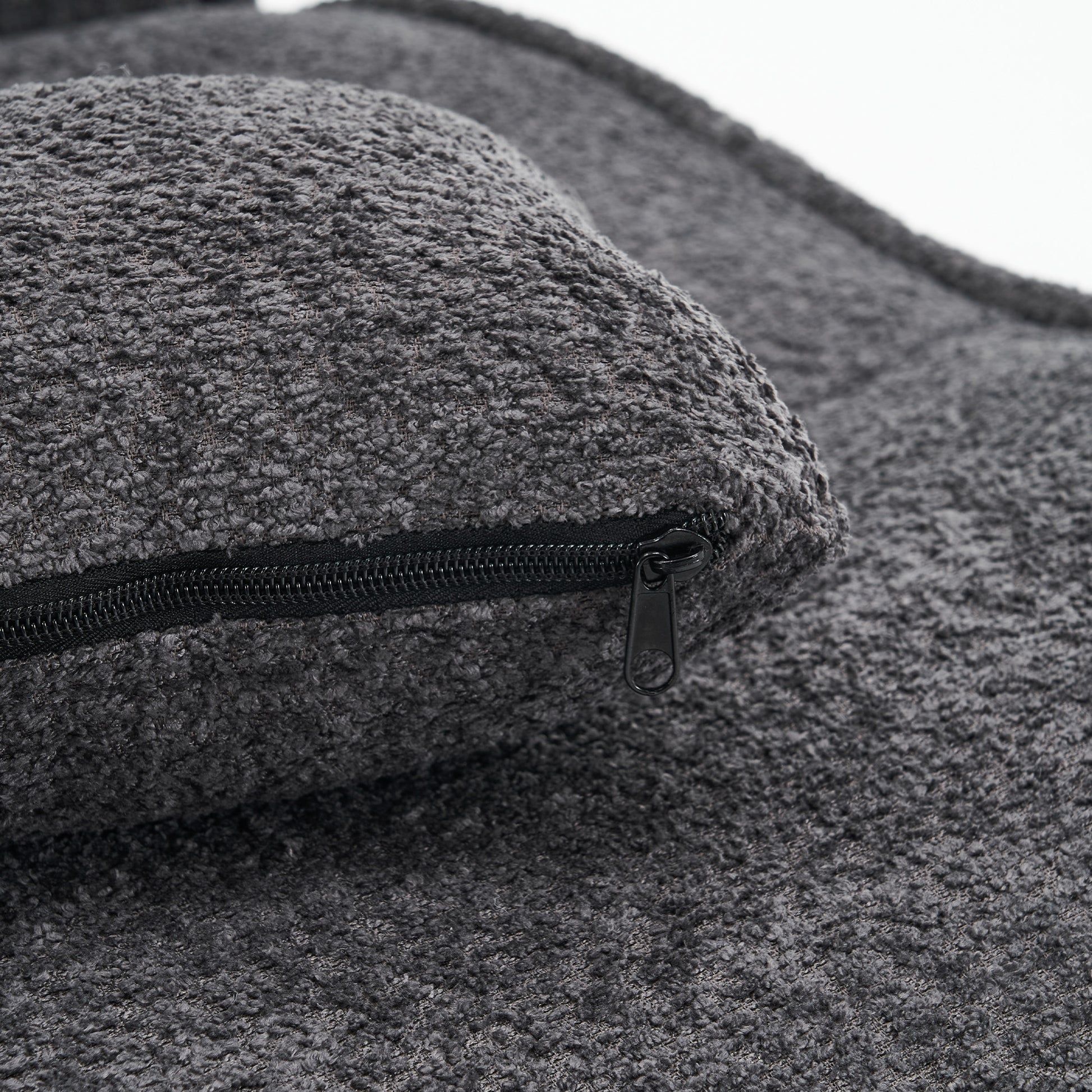 Soft Pellet Velvet Recliner Comfortable Lounge Chair With Waist Pack Padding, Modern Design, Ideal For Living Room, Bedroom Or Office Dark Gray Dark Gray Fabric 1 Seat