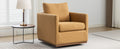 Mid Century Modern Swivel Accent Chair Armchair For Living Room, Bedroom, Guest Room, Office, Mustard Yellow 1 Mustard Yellow Linen