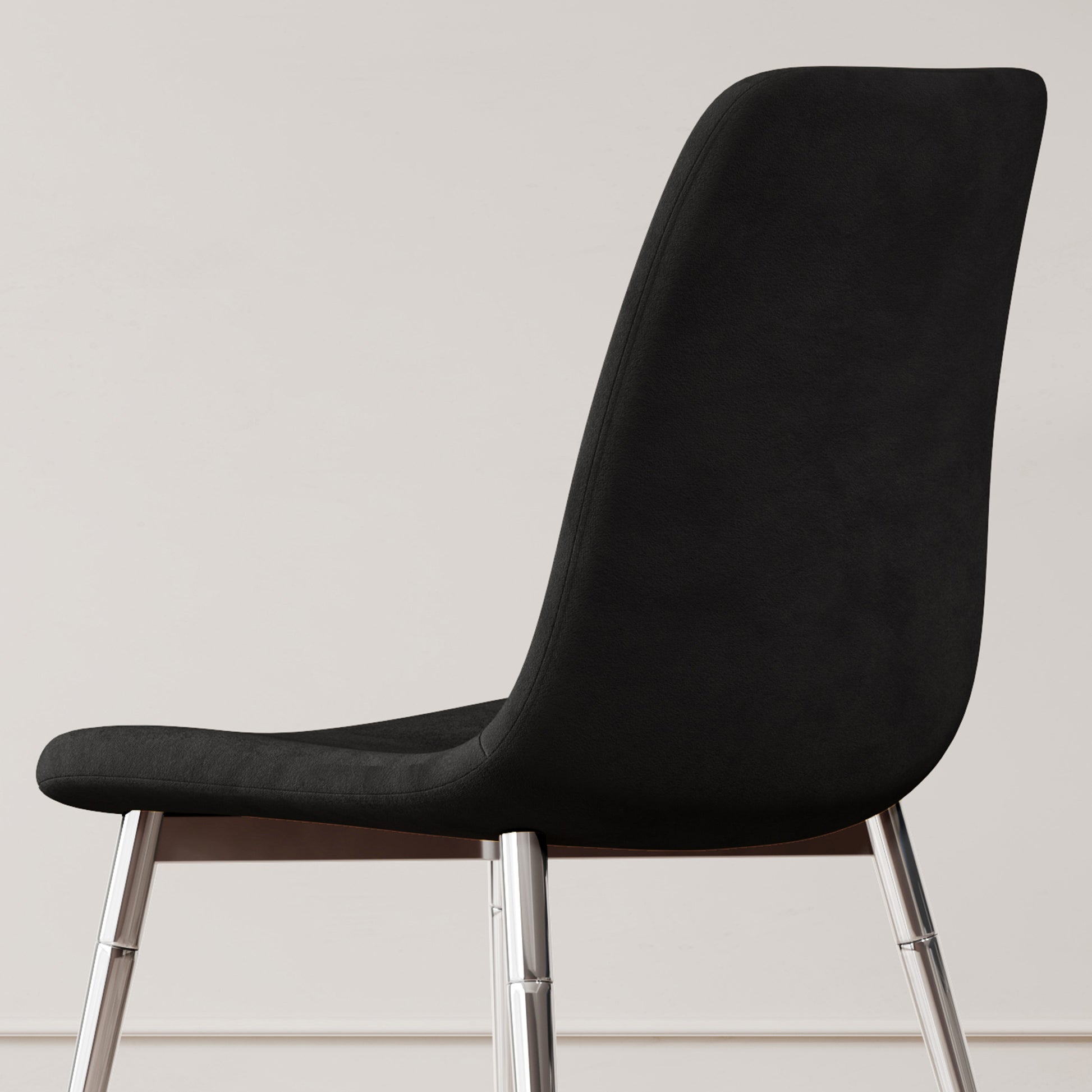 Dining Table Set Of 9, 0.32" Thick Tempered Glass Top Dining Table With Metal Legs And Eight Fabric Dining Chairs, Table Size: 62.99" L X 35.43" W X 29.92" H Silver Tempered Glass