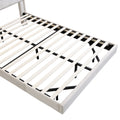 Full Size Upholstery Platform Bed Frame With Led Light Strips,Headboard Storage Space And Two Usb Charging Deisgn,Beige Beige Upholstered