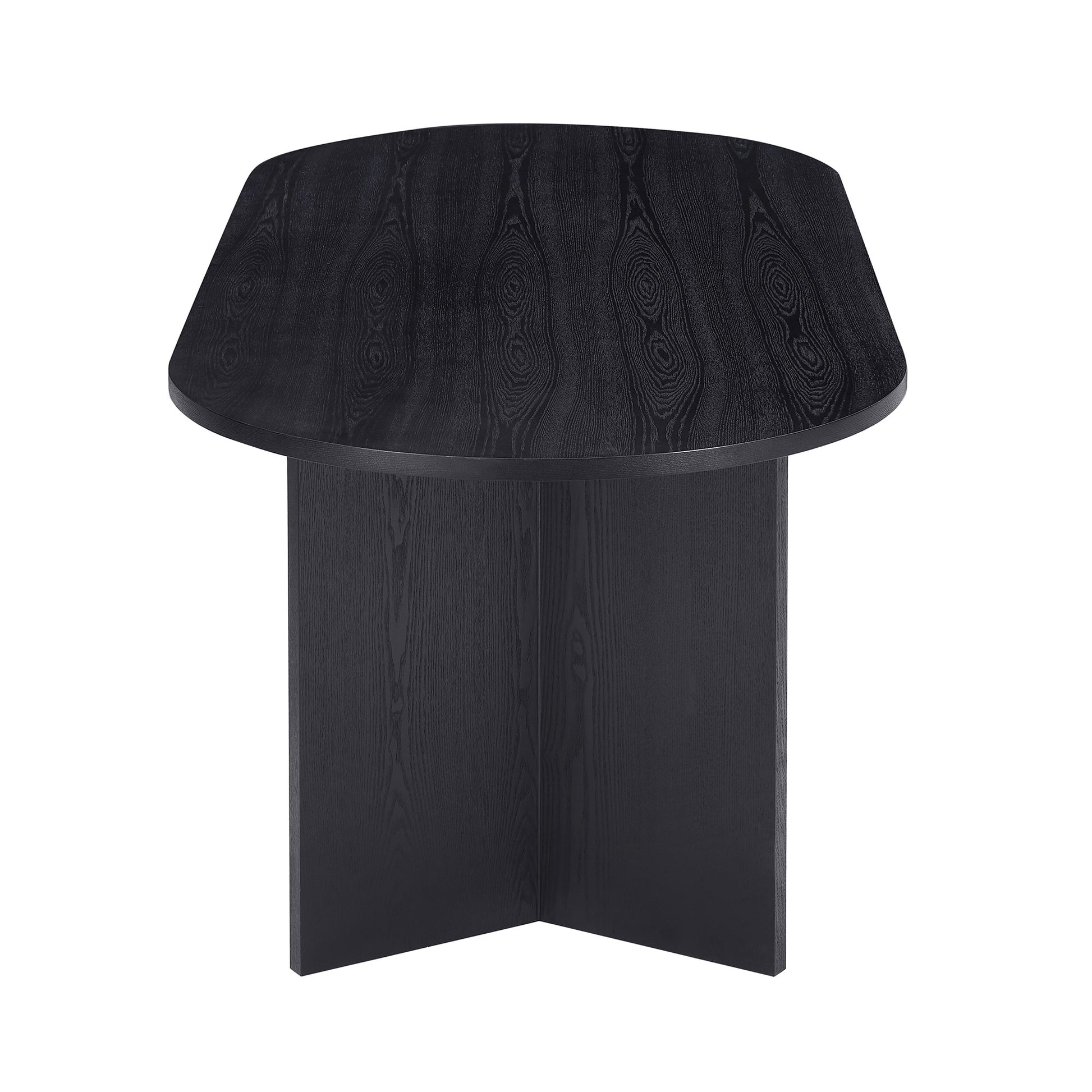 Wood Dining Table Kitchen Table Small Space Dining Table Black Desk Top Black Foam Mdf