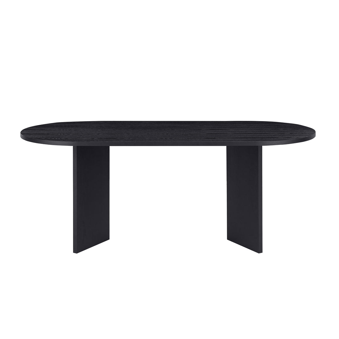 Wood Dining Table Kitchen Table Small Space Dining Table Black Desk Top Black Foam Mdf